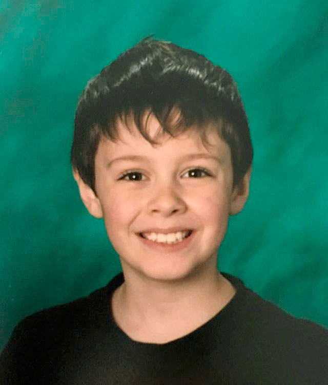 Gabriel Green, 9, was last seen at about 9 a.m. Saturday at his house near Safeway on 75th Street SE in Everett. (Everett Police Department)
