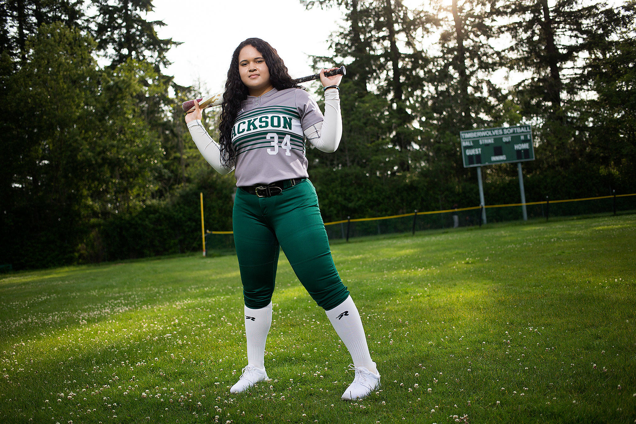 Jackson’s Iyanla de Jesus is The Herald’s 2019 Softball Player of the Year. (Andy Bronson / The Herald)