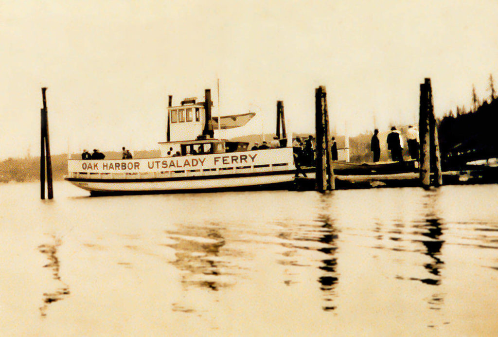 The Acorn, a ferry that made trips from Oak Harbor to Utsalady from 1925 to 1936.
