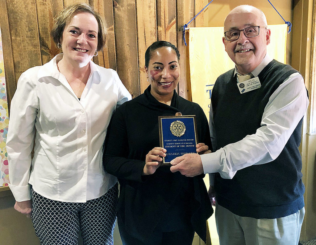 Khadija Shirazy is April’s Everett Community College Student of the Month. (Laura J. Burton)
