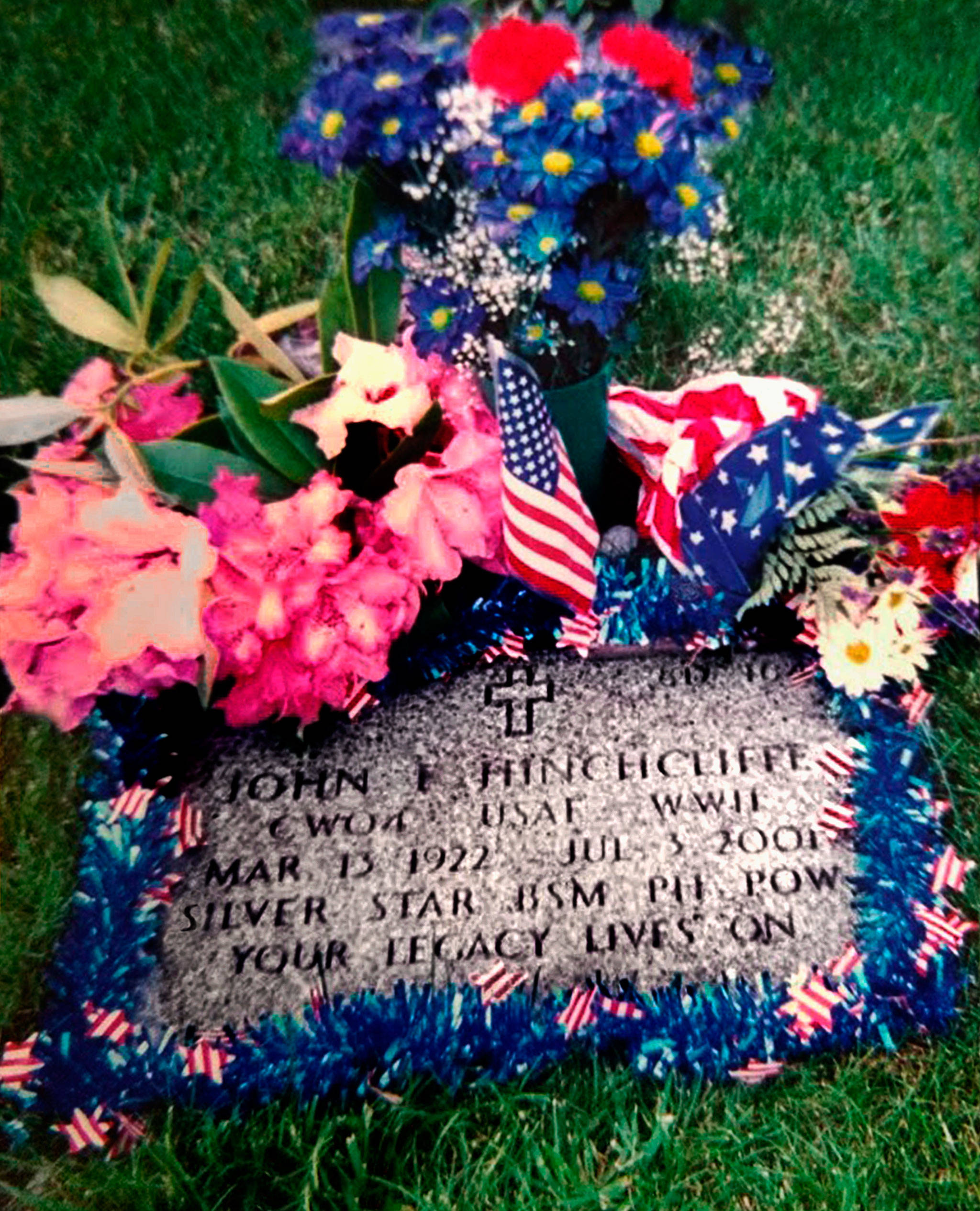 John Hinchcliffe, who served with the 1st Infantry Division on D-Day, is buried at Tahoma National Cemetery in Kent. Some of his ashes were scattered at Omaha Beach in France. (Contributed Photo)