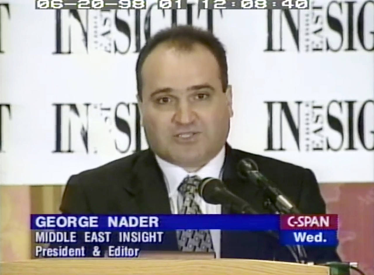 George Nader. Nader in 1998. (C-SPAN via AP)