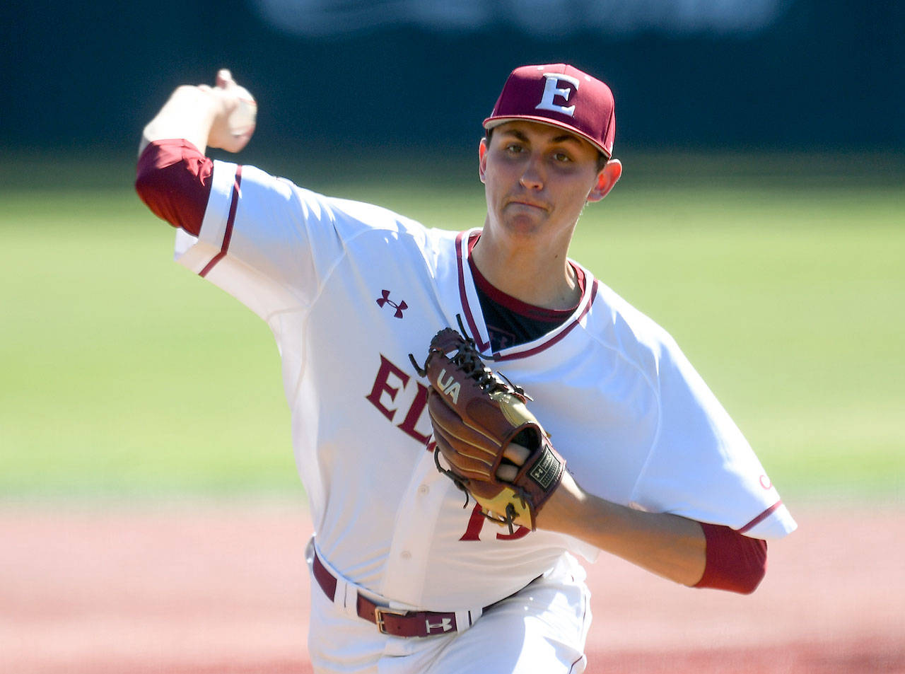Elon University pitcher George Kirby was the Seattle Mariners’ first-round pick in the 2019 major-league draft. (Elon University photo)