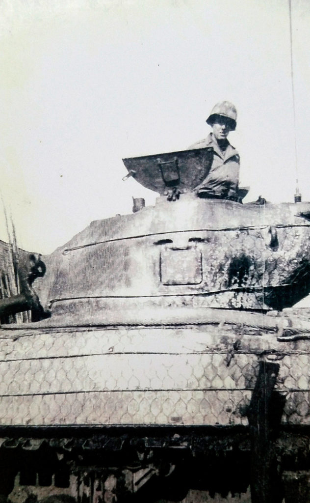 As part of the Normandy invasion, Sgt. K.V. Williams was in one of the first three tanks to land on Omaha beach. (Family photo)
