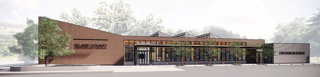 Construction of the new Island County Administration Building is set to begin July 8 and will be completed by Faber Construction of Lynden. (SHKS Architects and Island County)
