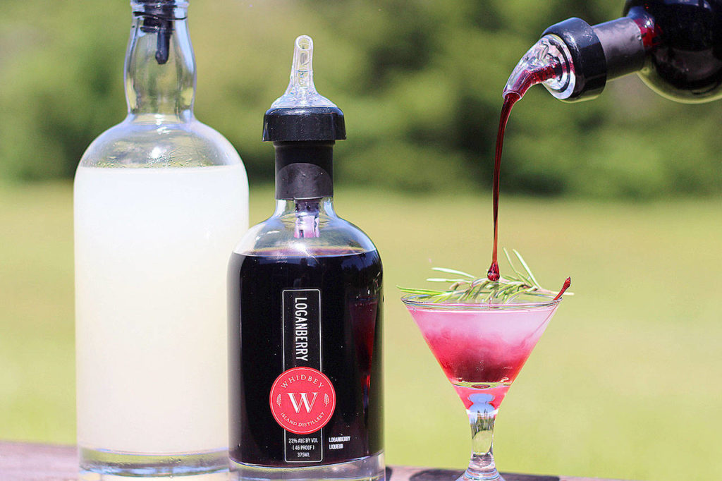 Whidbey Island Distillery’s rosemary berry lemonade is easily made at home using one of the Langley distillerys many berry-based liqueurs. (Contributed photo)
