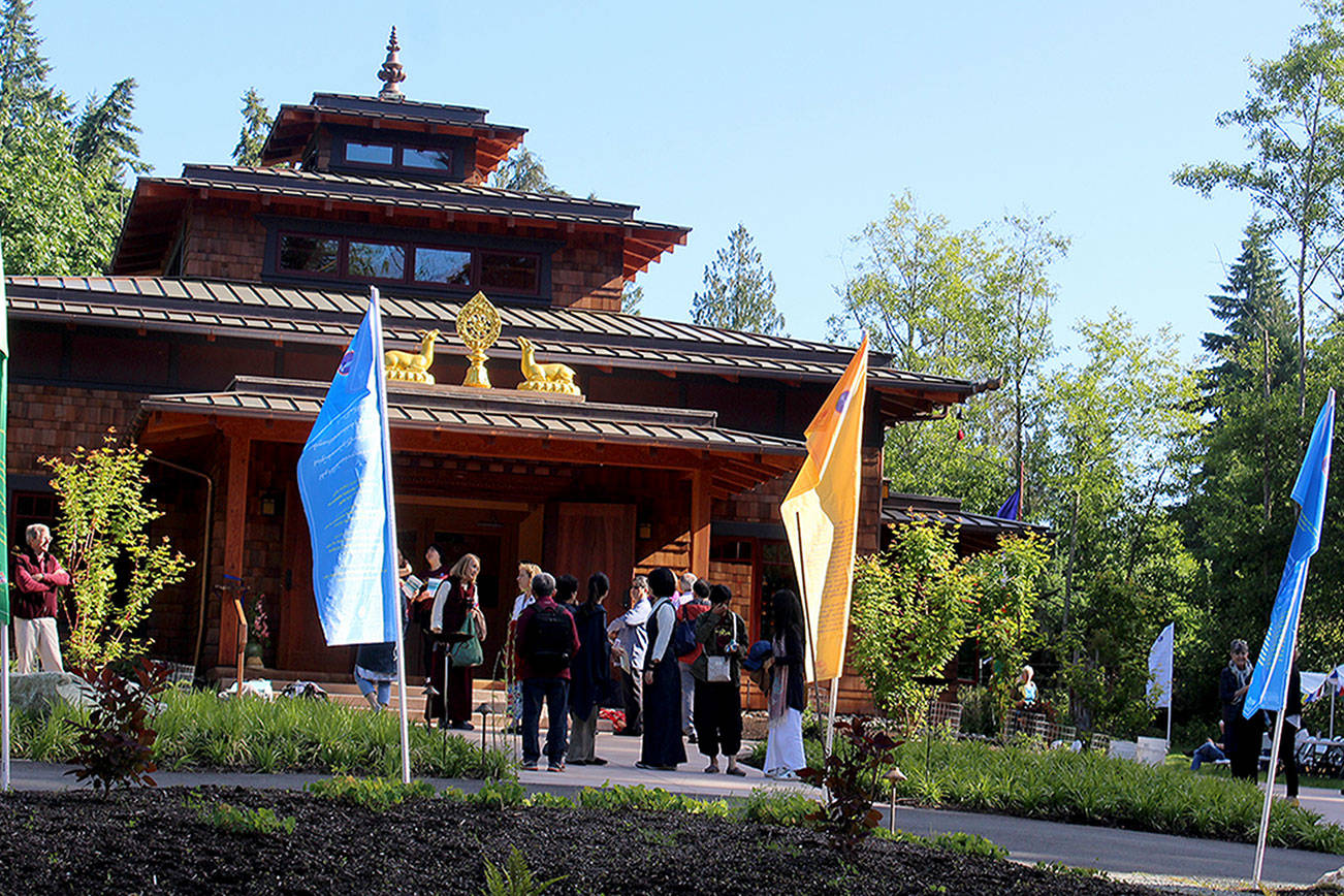 Traditional Buddhist temple rises in South Whidbey woods