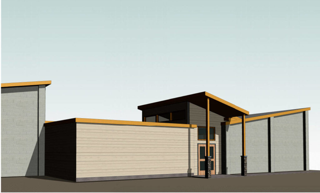 Architect rendering of the Index school remodel.
