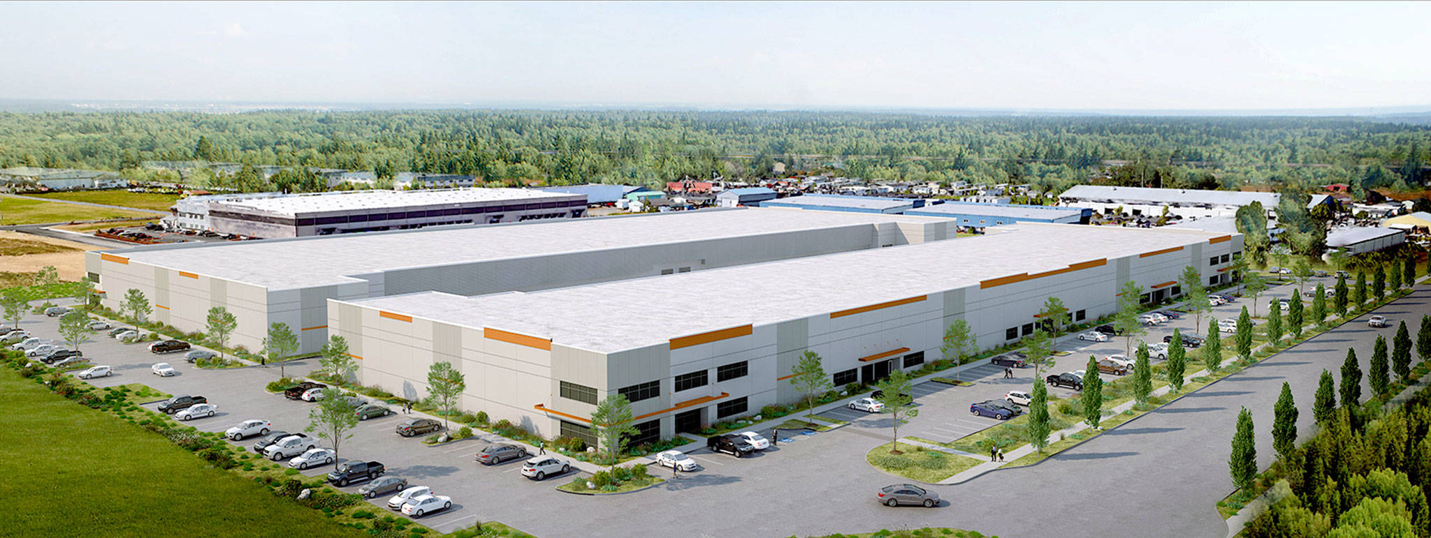 Vector Development Co. has begun construction of MI-5 Business Park in Marysville — a $32 million, a 247,000-square-foot facility for distribution and manufacturing tenants. (Vector Development Co.)