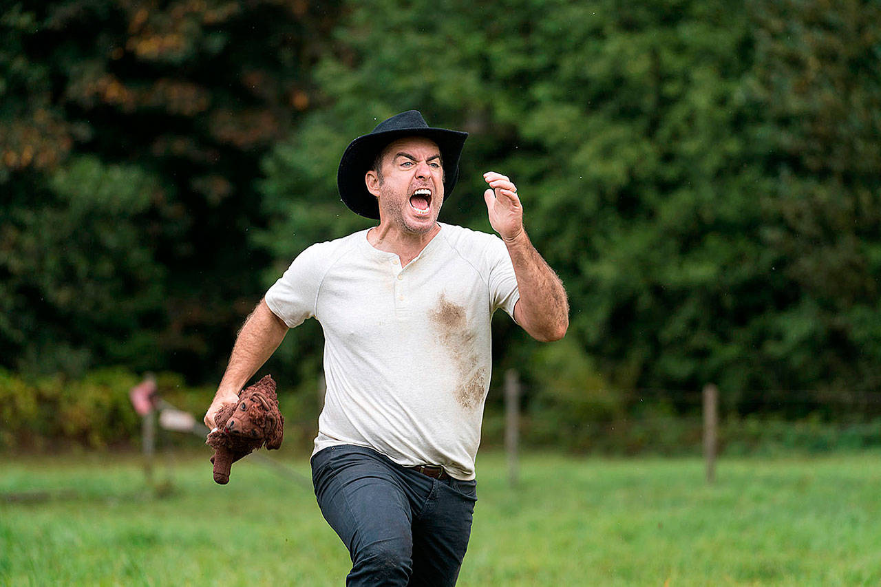 Nate (Jason Jones) runs from certain death at the hands of a drug cartel in “The Detour,” one of TV’s funniest shows. (TBS)