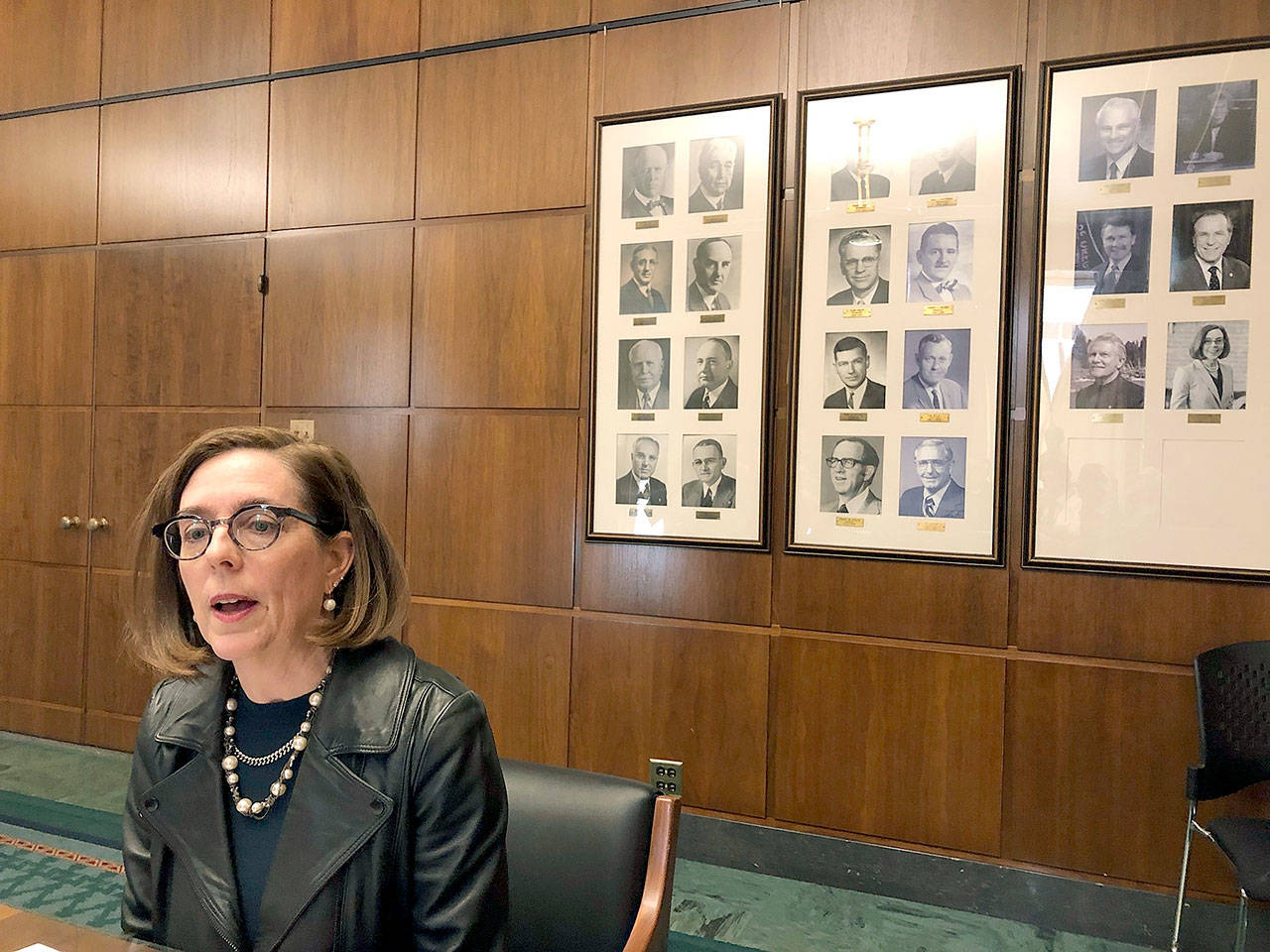 Oregon Gov. Kate Brown (AP Photo/Andrew Selsky, File)