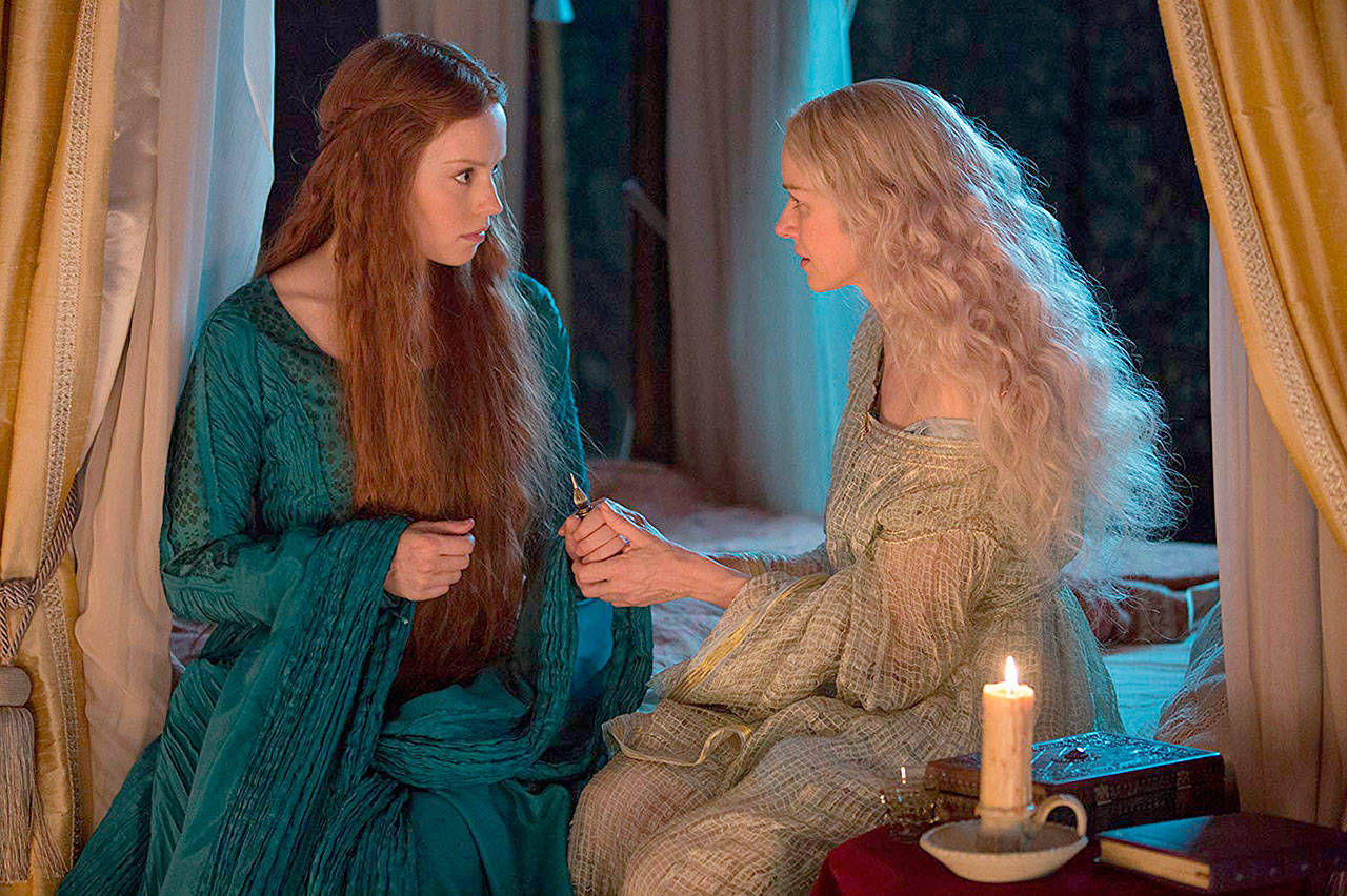 IFC Films                                 Daisy Ridley (left) and Naomi Watts star in “Ophelia.”