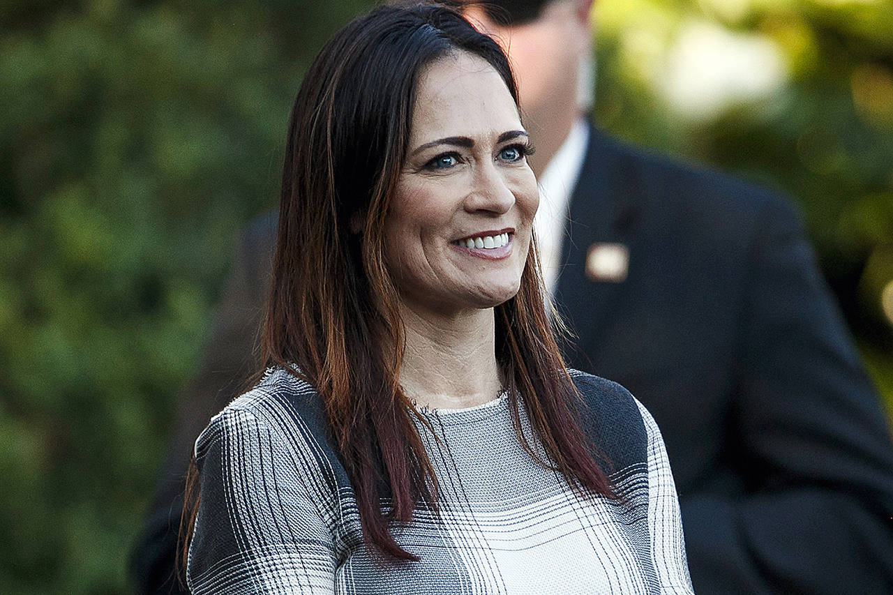 Stephanie Grisham will be the new White House press secretary. Grisham, who has been with President Donald Trump since 2015, will also take on the role of White House communications director. (AP Photo/Jacquelyn Martin)