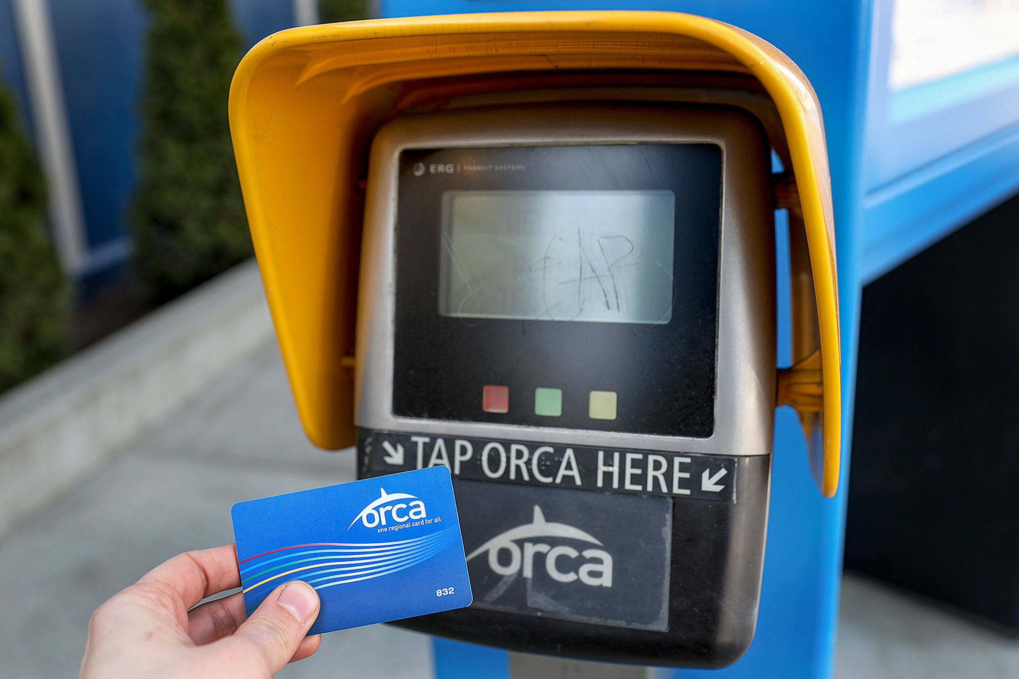 Starting Monday, a reduced fare will be available for low-income riders on both Community Transit and Everett Transit. (Lizz Giordano / The Herald)