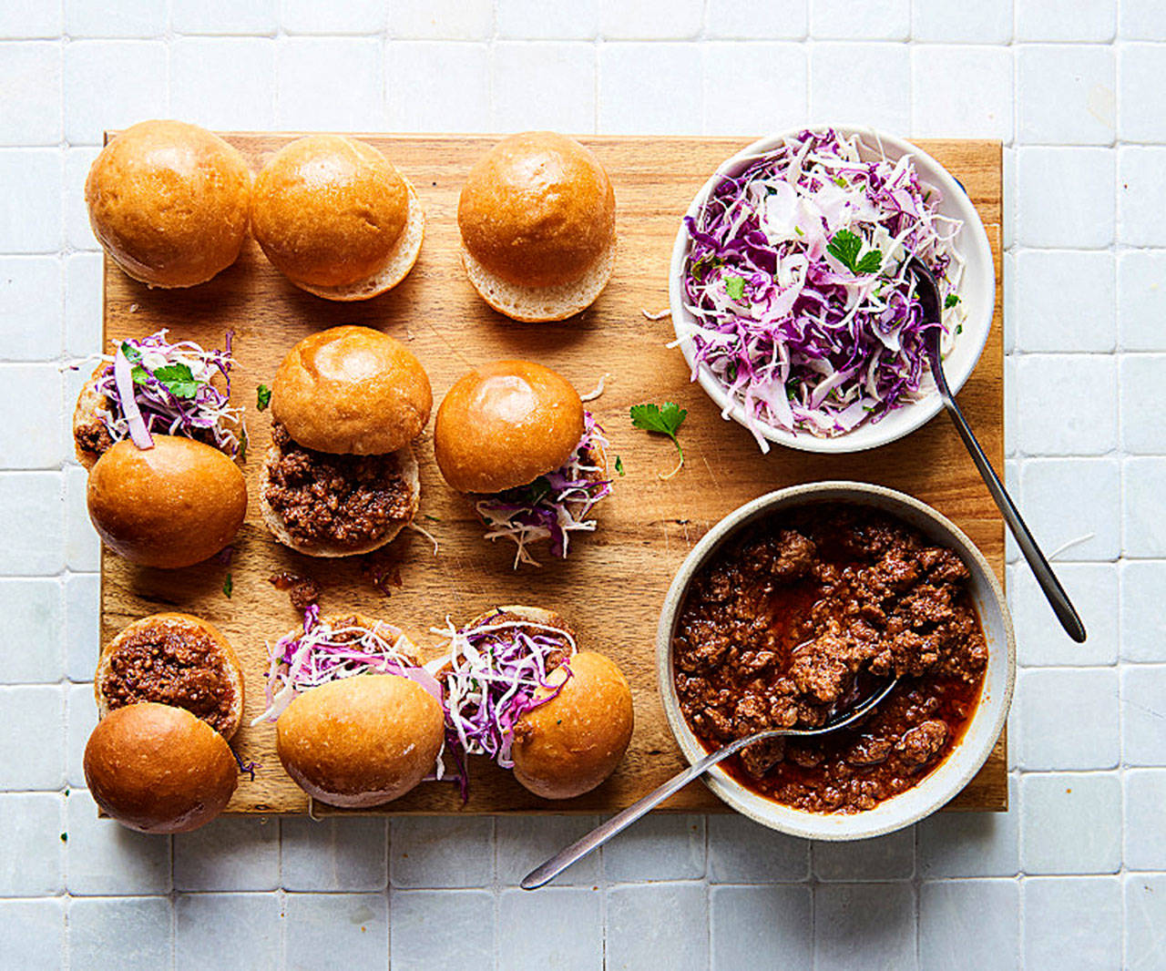 The Bardsley family loves the recipe for sloppy Joes found in “The Healthy Meal Prep Instant Pot Cookbook” by Carrie Forrest. (Marija Vidal)