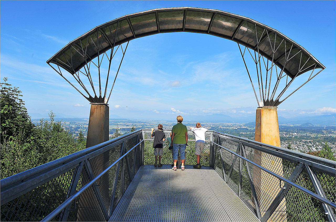 Little Mountain Park near Mount Vernon is comprised of 522 acres of forest with hiking and biking trails and valley views from two covered lookouts. (Terry Afdem)