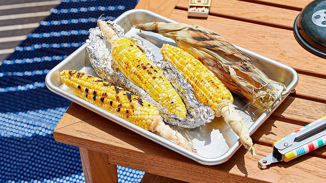 Sweet corn needs to be refrigerated to keep it from drying out. (Photo by Tom McCorkle for The Washington Post)
