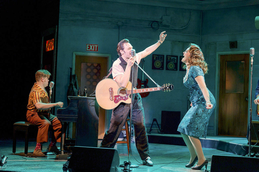 photos by Mark Kitaoka / Village Theatre
The cast of “Million Dollar Quartet.”
