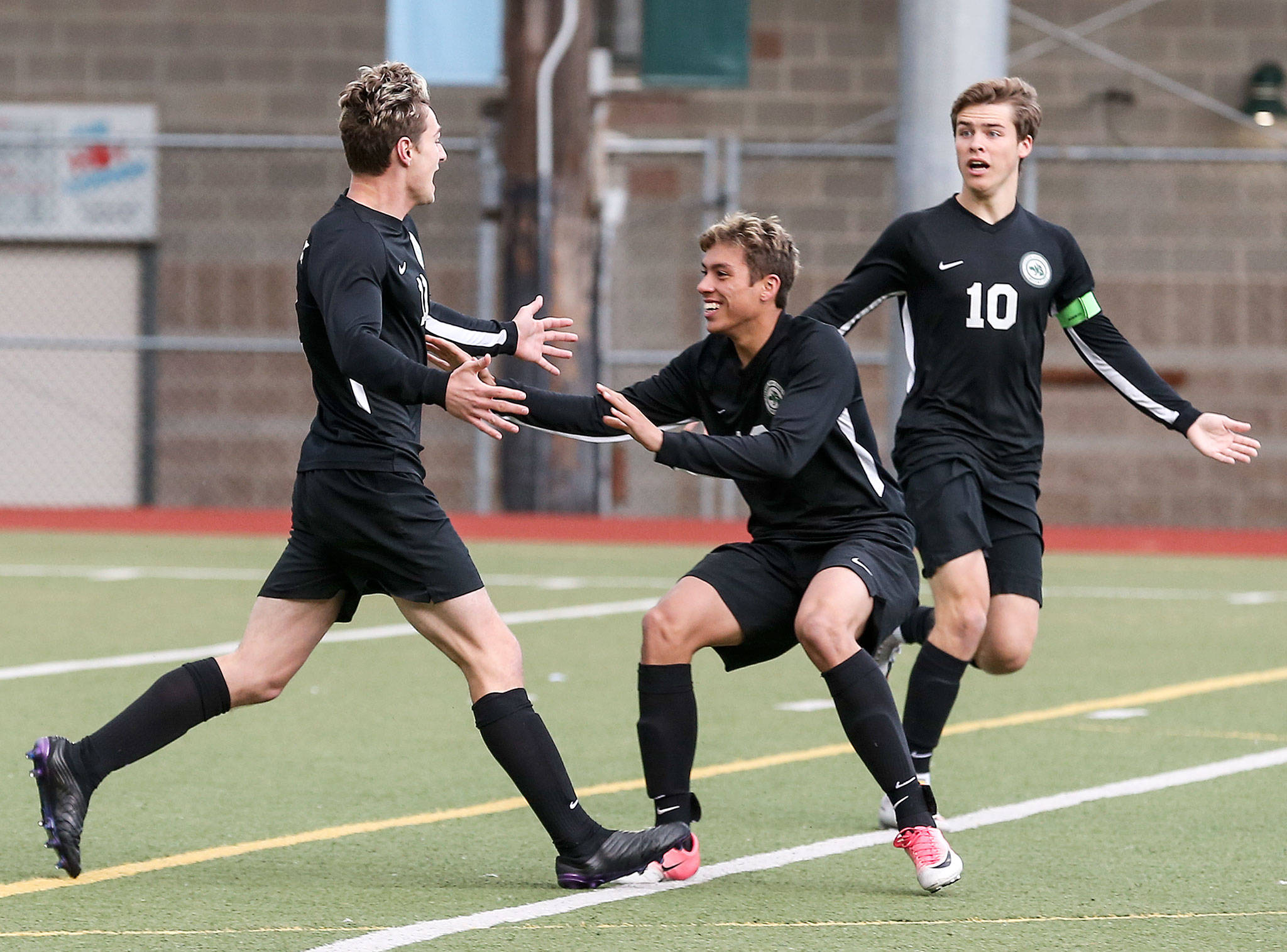 The Jackson boys soccer team advanced to the state semifinals for the first time in program history. (Kevin Clark / Herald file)