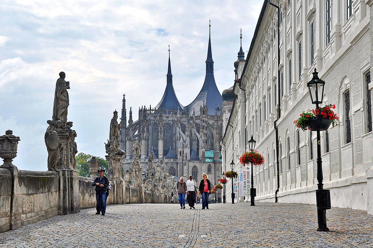 Kutna Hora’s Gothic cathedral was funded by the town’s once-lucrative silver mining and minting industry. (Rick Steves’ Europe)