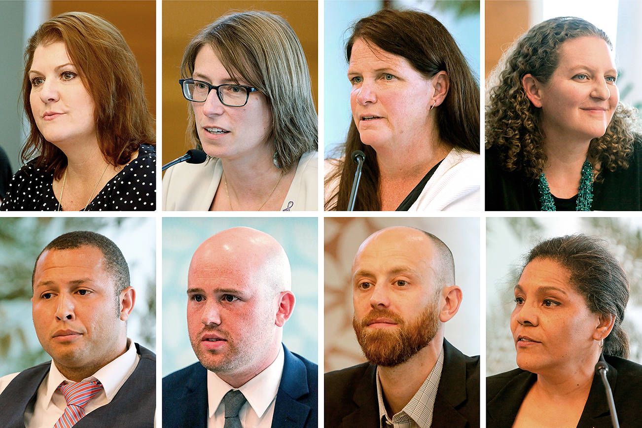 Eight candidates and one seat make for a primary scramble