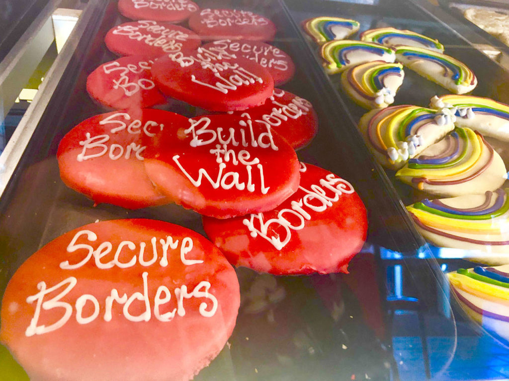 The display case at Edmonds Bakery on June 27. (Andrea Brown / The Herald)
