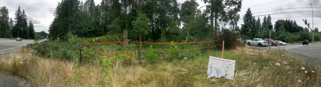 The property on the southwest corner of Highway 9 and 20th Street SE in Lake Stevens is seen here on July 11. (Sue Misao / The Herald)
