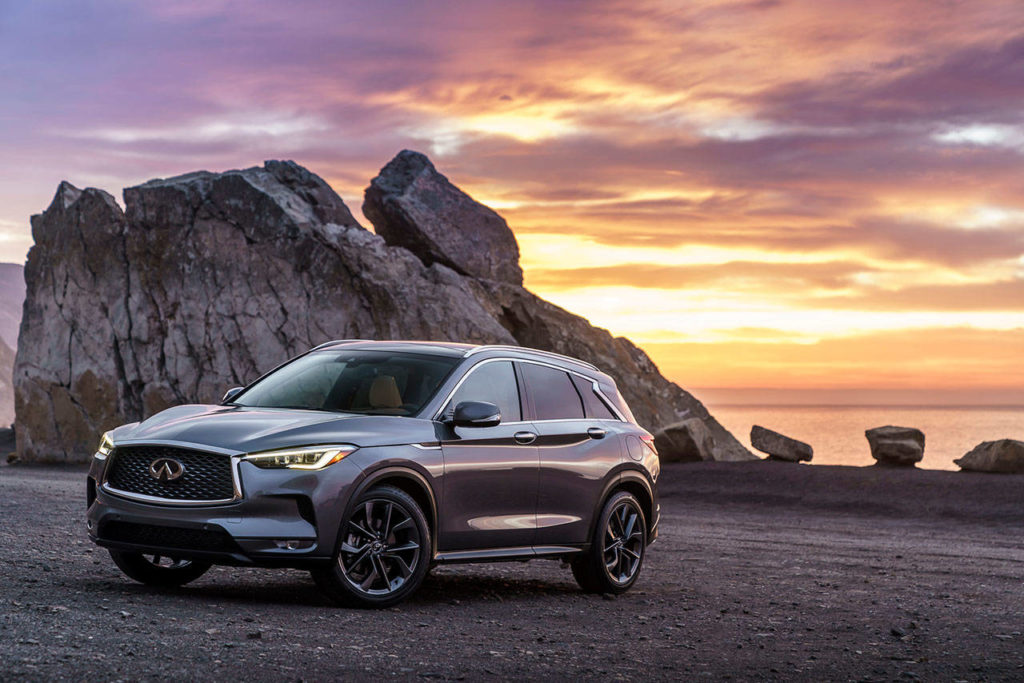 The all-new 2019 Infiniti QX50 has strikingly good-looking exterior styling. (Manufacturer photo)
