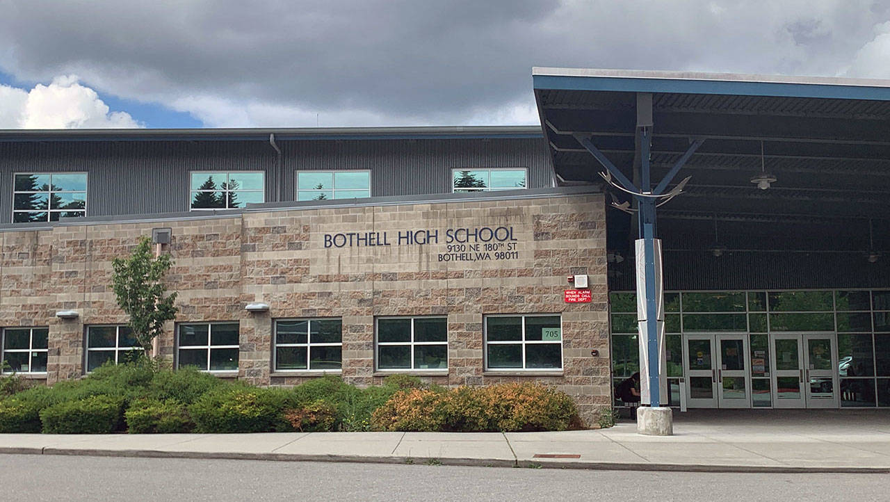 Bothell High School is set to intake many more students with the new boundary adjustments. (Madeline Coats/ Bothell-Kenmore Reporter)