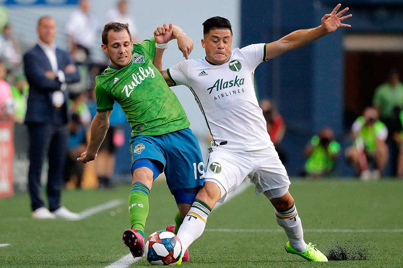 Big crowd watches the Sounders fall to the Timbers, 2-1