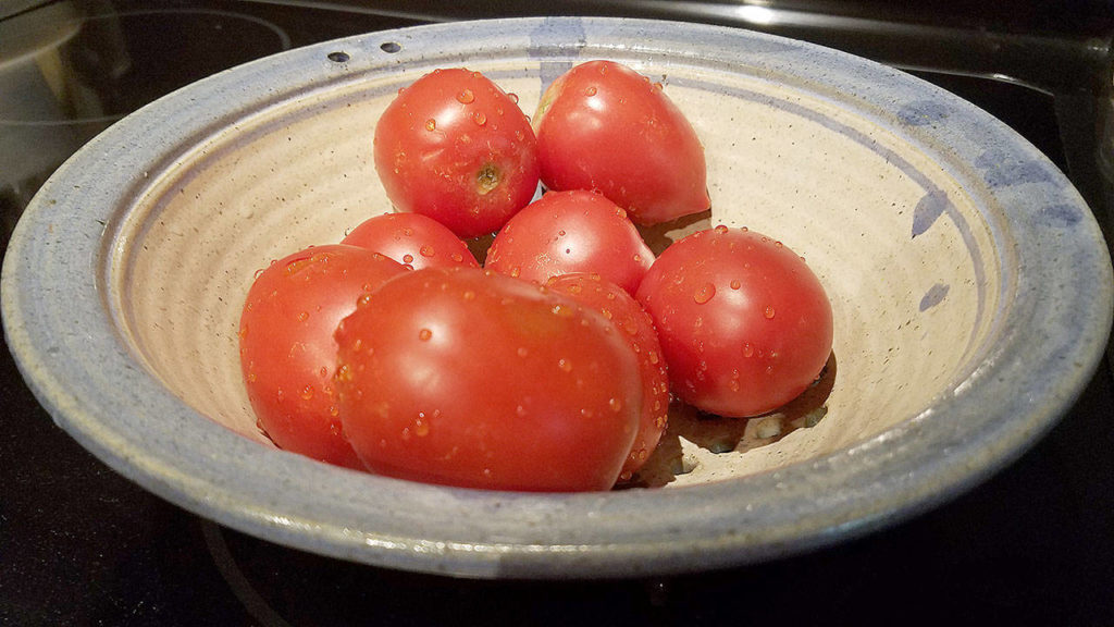 Tomatoes are one of the main ingredients for many, but not all, types of gazpacho soup. (Sharon Salyer /The Herald)
