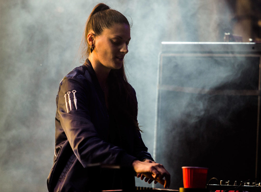 CloZee performs during the second day of Summer Meltdown on Friday, Aug. 2, 2019 in Darrington, Wash. (Olivia Vanni / The Herald)