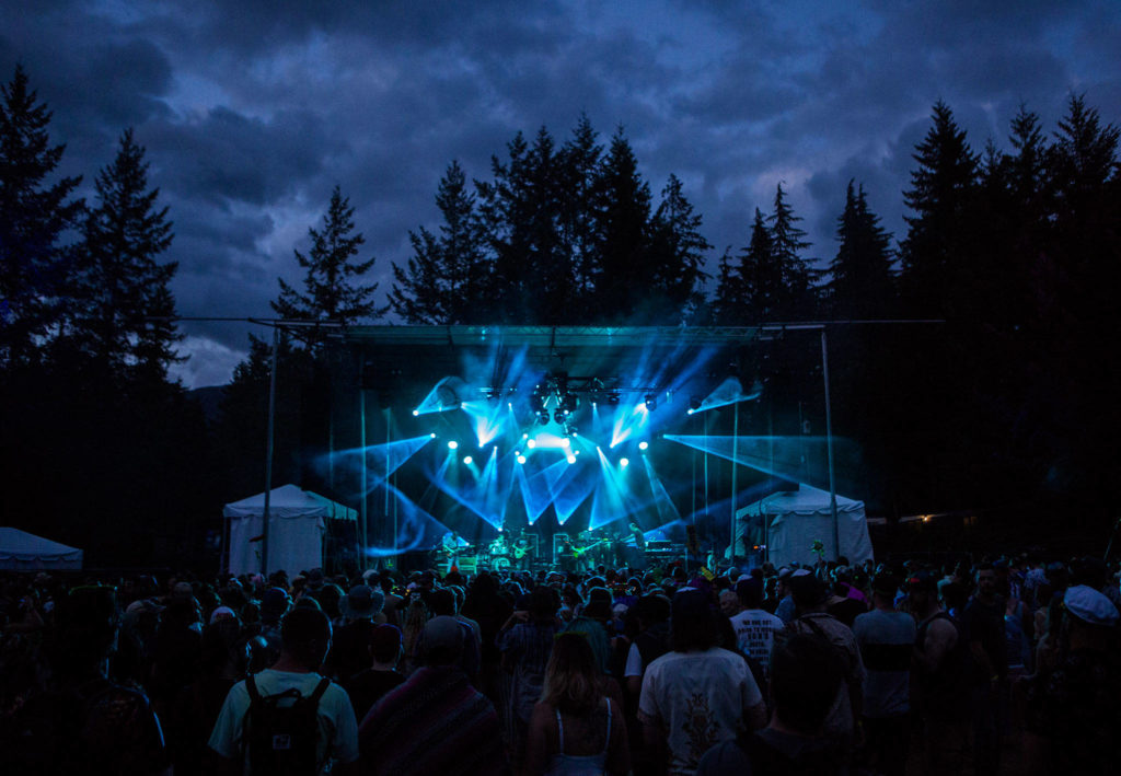 Umphrey’s McGee performs during the second day of Summer Meltdown on Friday, Aug. 2, 2019 in Darrington, Wash. (Olivia Vanni / The Herald)