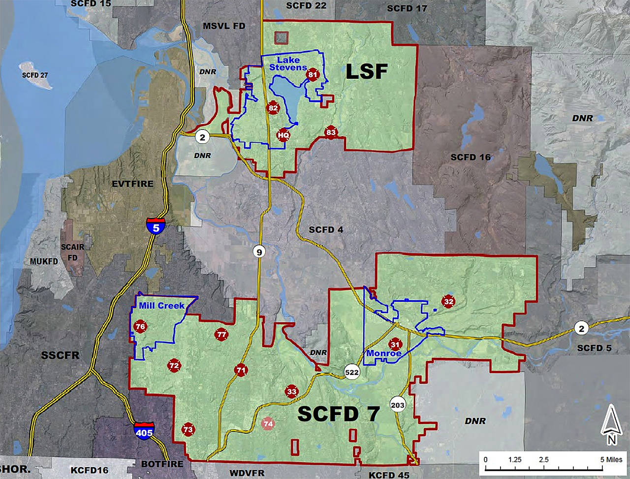 What a merger would look like. (Lake Stevens Fire)