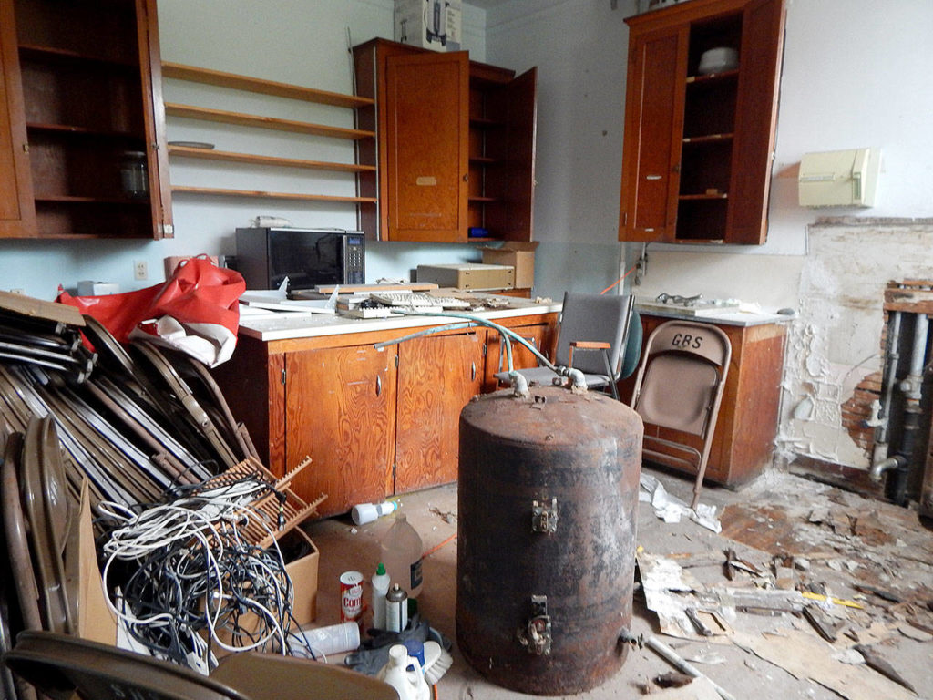 This photo of the building’s kitchen is just one example of the massive renovation that has taken place at the former gym. (Debbie Copple)
