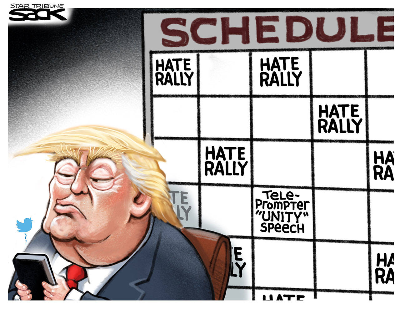 Editorial cartoons for Wednesday, Aug. 7