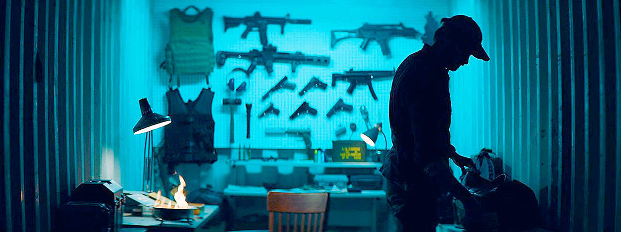 University of Washington graduate Lathrop Walker plays an assassin who can’t quite break free of the killing business in “ECCO.” (Citadel Film Group)