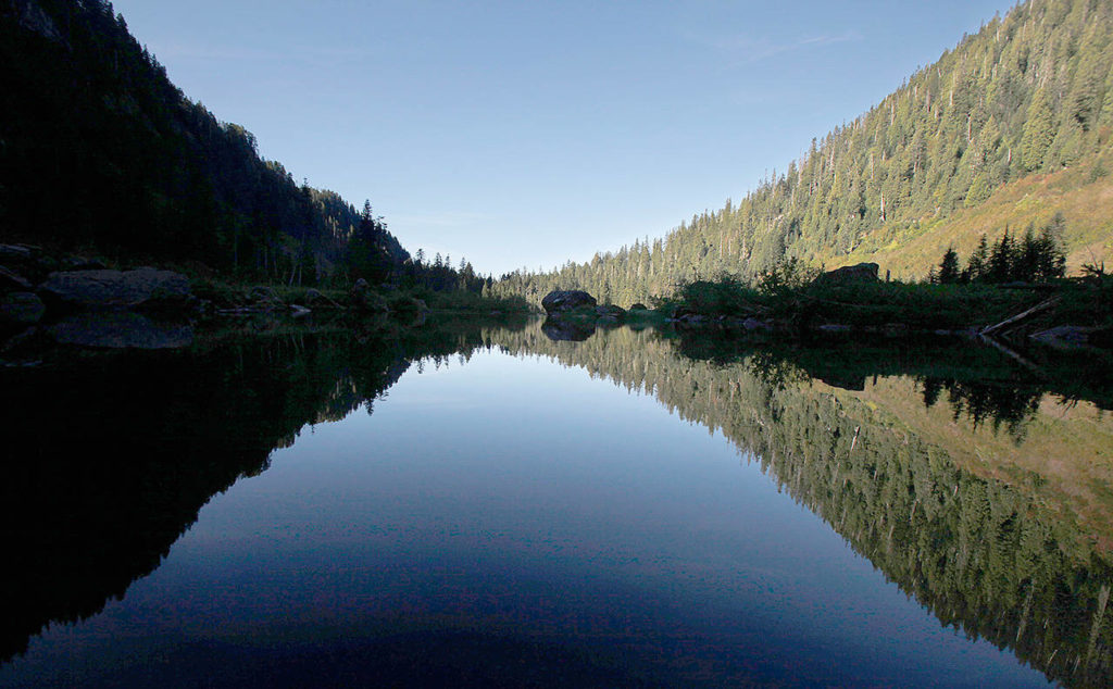 Heather Lake is one of several popular hikes in the Mount Pilchuck area off the Mountain Loop Highway. (Joe Dyer / Herald file)
