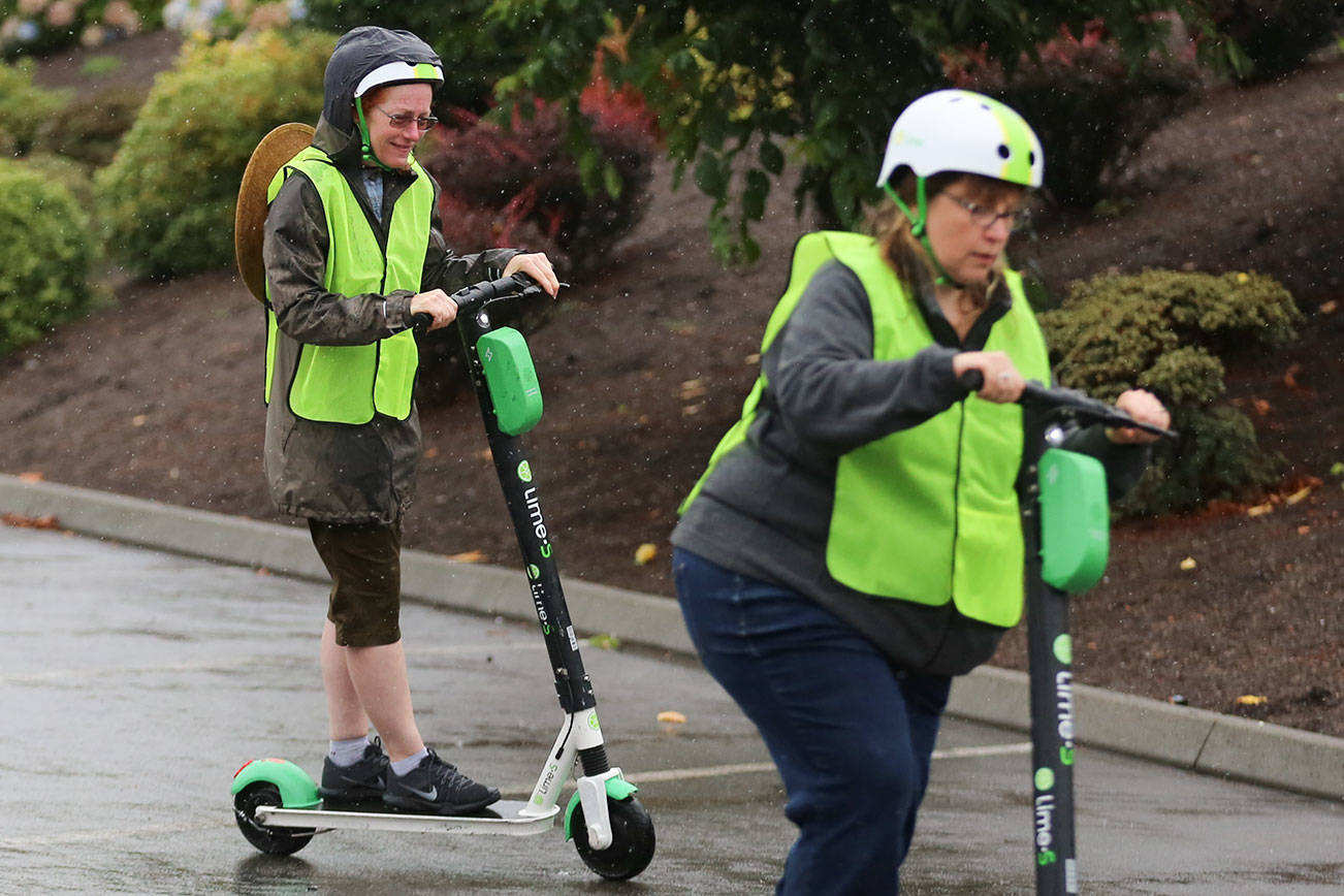 Amid safety concerns, Everett e-scooters likely here to stay