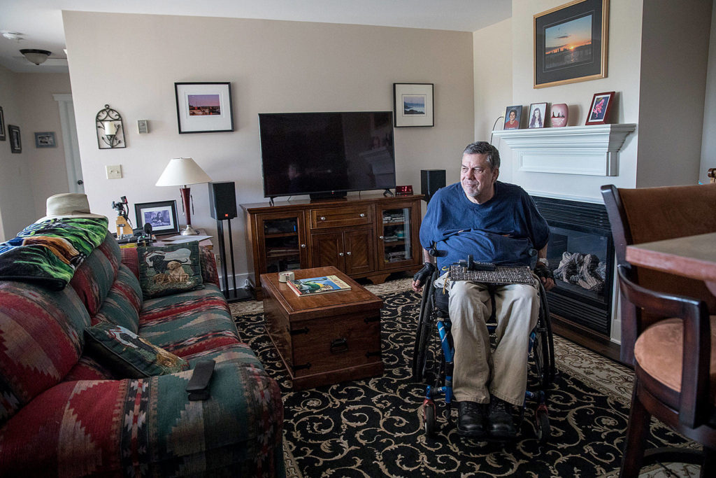 Former Baker Heights resident John Mierke is viewing his move as a fresh start. (Lizz Giordano / The Herald)
