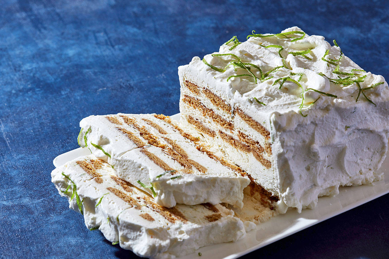 After reading this chat with Jessie Sheehan, the co-author of “Icebox Cakes,” you might want to make this Dark and Stormy Icebox Cake. (Photo by Stacy Zarin Goldberg for The Washington Post)