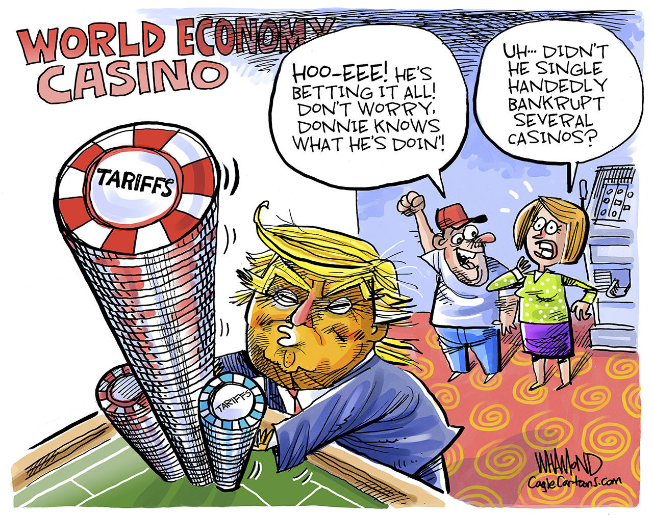 Editorial cartoons for Wednesday, Aug. 14