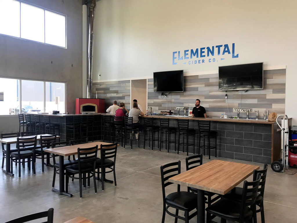 Elemental Cider Co. has moved from Woodinville to Arlington. The taproom is set to open Friday. (Stephanie Davey / The Herald)
