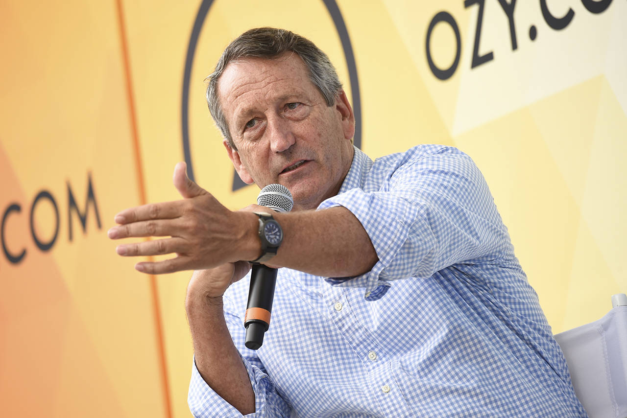 In this 2018 photo, Republican politician Mark Sanford speaks at OZY Fest in Central Park in New York. (Photo by Evan Agostini/Invision/AP)