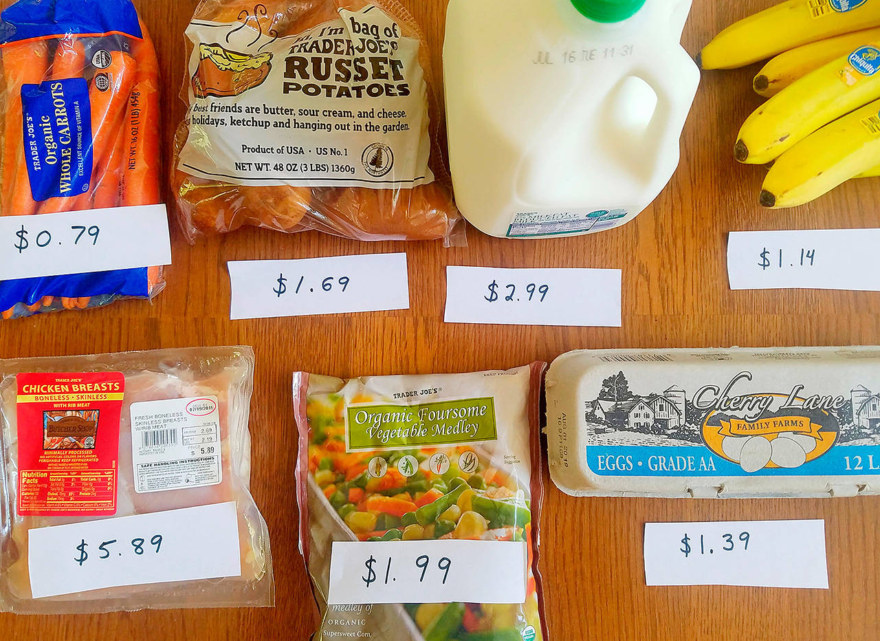 Jennifer Bardsley is revisiting the MyPlate on My Budget challenge. She wants to find out how food prices have changed since 2013. (Jennifer Bardsley)
