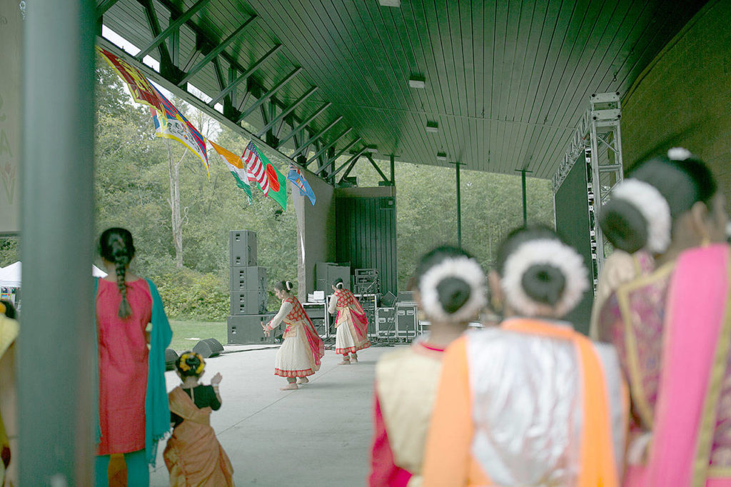 Dance students perform at the second annual UTSAV Mela. (Julia-Grace Sanders / The Herald)
