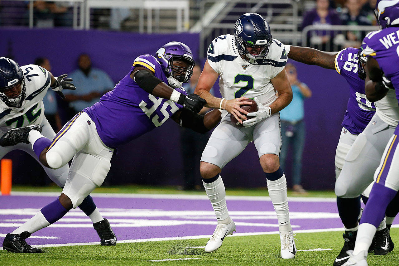 Minnesota hands Seahawks their first loss of preseason