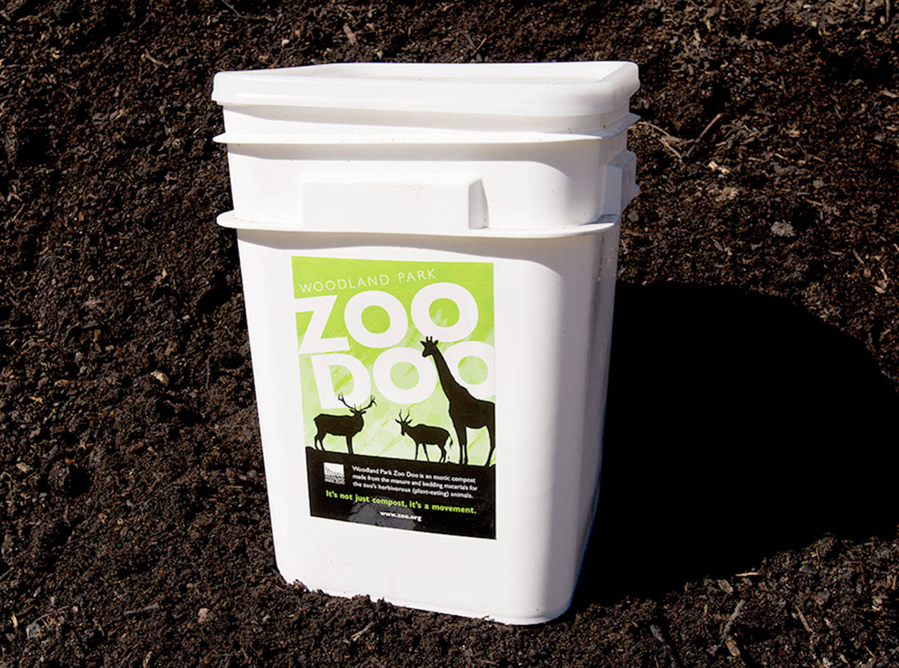 Zoo Doo, a compost made from non-primate herbivores. (Andy Bronson / The Herald)