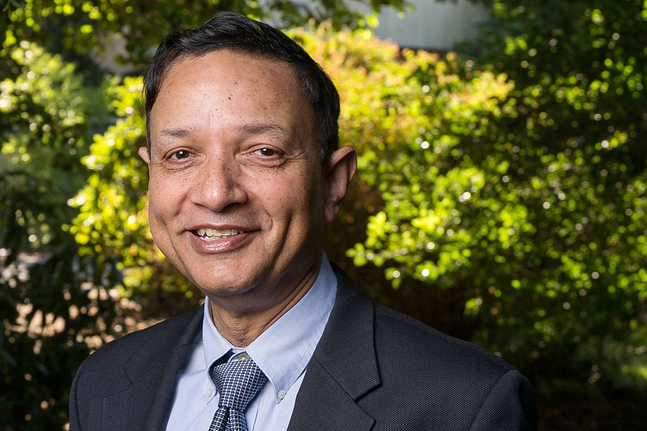 Dr. Amit Singh is the president of Edmonds Community College. (Kevin Clark / Herald file)