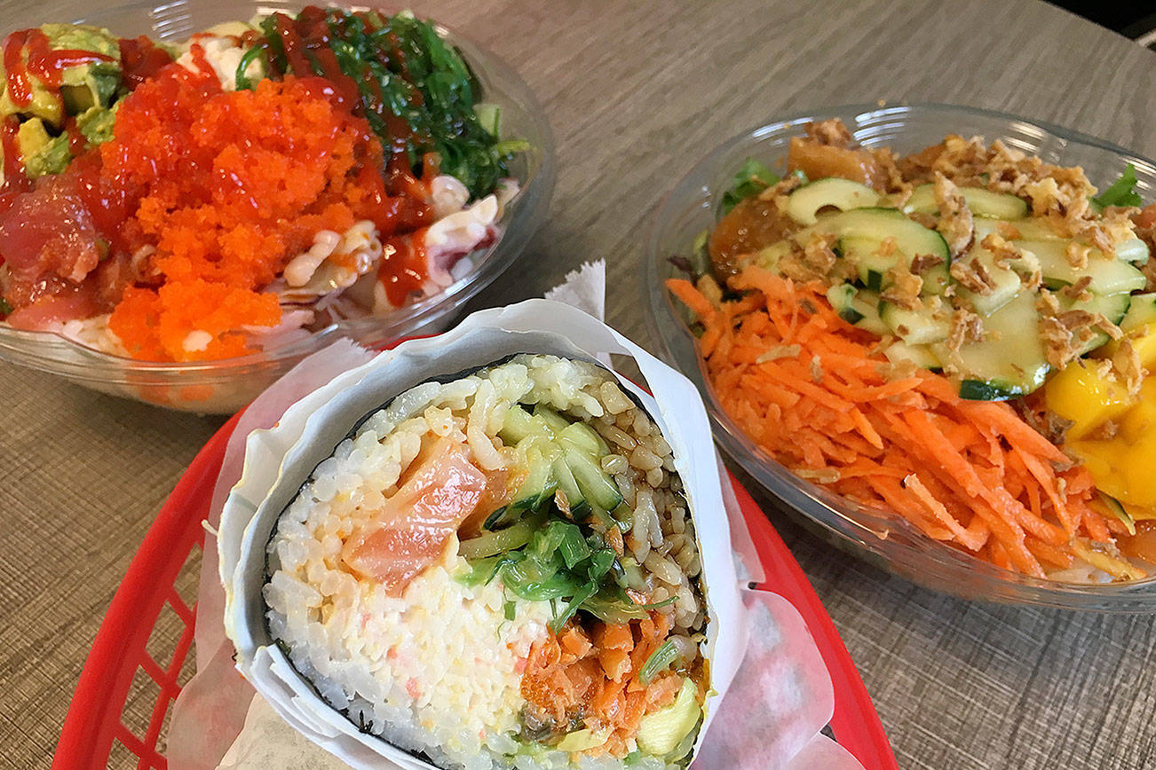 Umami makes the grade for refreshing poke and sushi burritos